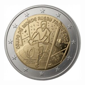 2 euros Coupe du monde de Rugby - France - 2023