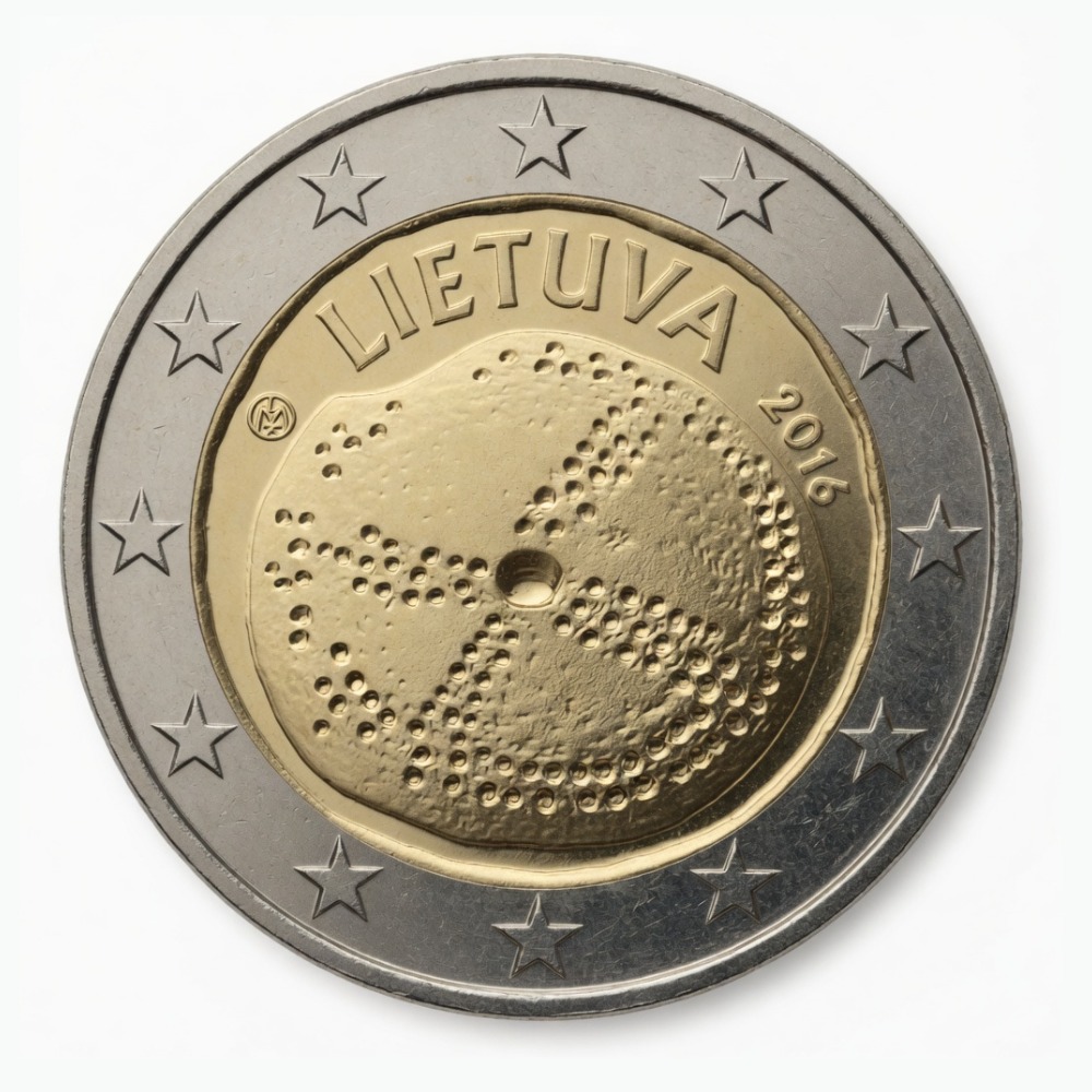2 euros Culture baltique - Lituanie - 2016