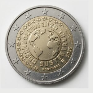 2 euros Développement durable - Portugal - 2025