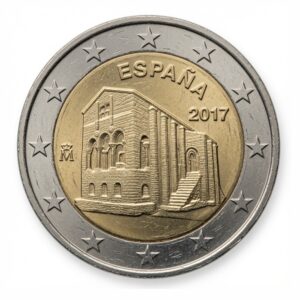 2 euros Églises du royaume des Asturies - Espagne - 2017