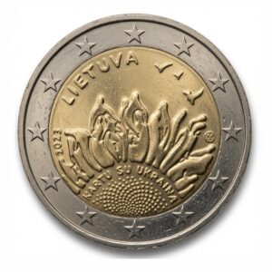 2 euros Ensemble avec l'Ukraine - Lituanie - 2023