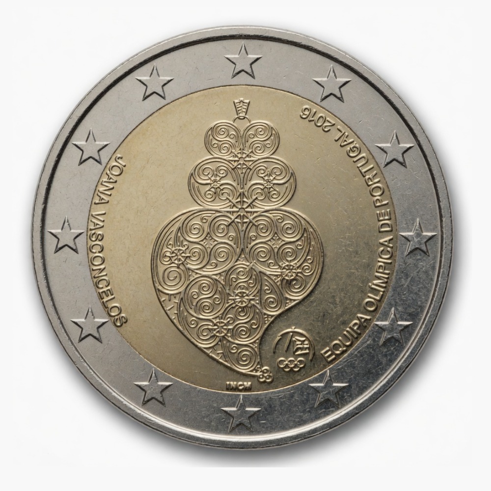2 euros Équipe olympique portugaise – Rio 2016 - Portugal - 2016