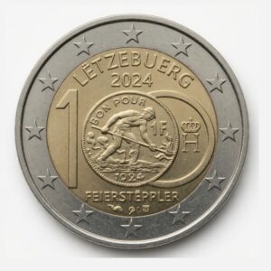 2 euros Feierstéppler – locomotive - Luxembourg - 2024