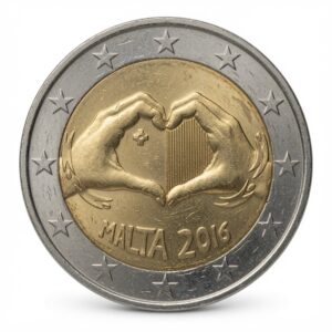 2 euros Solidarité par l'amour - Malte - 2016