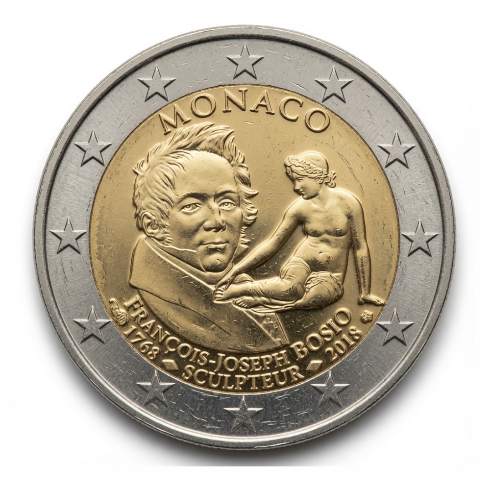 2 euros 250e anniversaire de la naissance de François-Joseph Bosio - Monaco - 2018