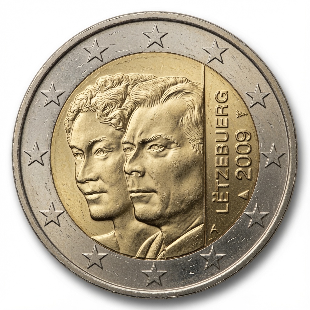 2 euro Groothertog Henri en Groothertogin Charlotte – Luxemburg – 2009
