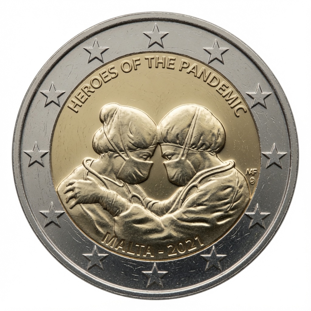 2 euro Helden en heldinnen van de pandemie – Malta – 2021