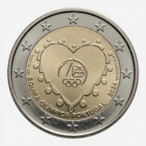 2 euros Participation aux Jeux Olympiques - Portugal - 2024