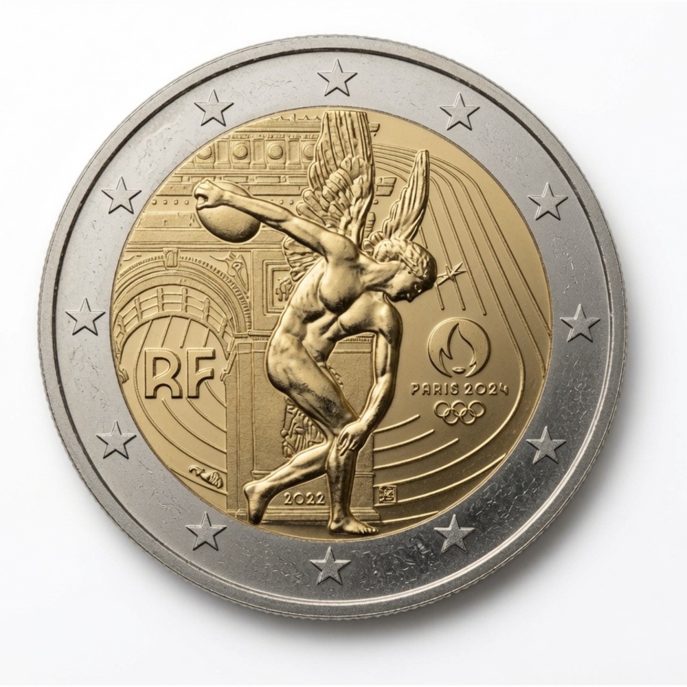 2 euros Jeux Olympiques de Paris 2024 – France 2022
