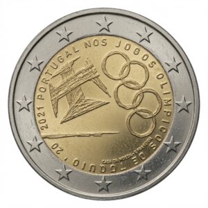 2 euros Jeux Olympiques de Tokyo – Portugal – 2021
