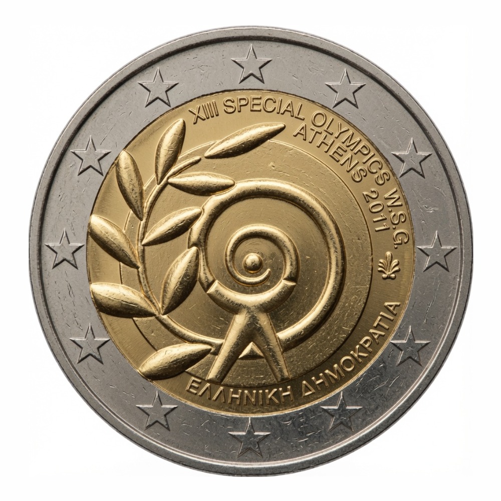 2 euros Jeux olympiques spéciaux mondiaux d'été (Athènes 2011) - Grèce - 2011