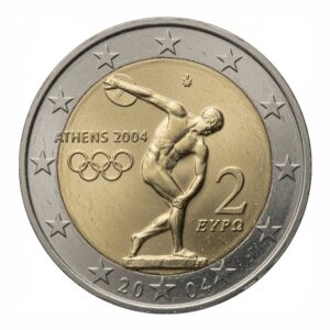 2 euros Jeux olympiques d'Athènes 2004 - Grèce - 2004