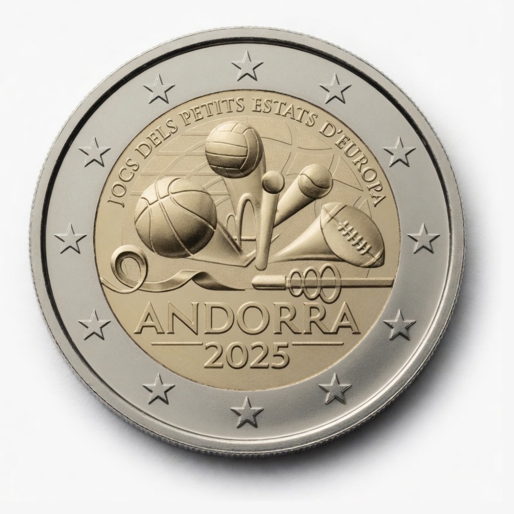 2 euros Jeux des petits États d'Europe - Andorre - 2025