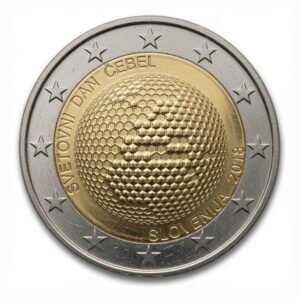 2 euros Journée mondial des abeilles - Slovénie - 2018