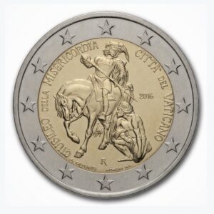 2 euros Jubilé de la Miséricorde - Vatican - 2016