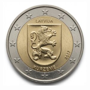 2 euros Kurzeme - Lettonie - 2017
