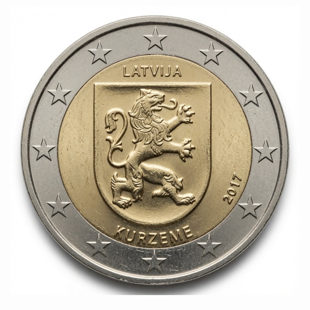 2 euros Kurzeme – Lettonie – 2017