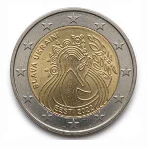 2 euros commémorative Slava Ukraini - Estonie - 2022