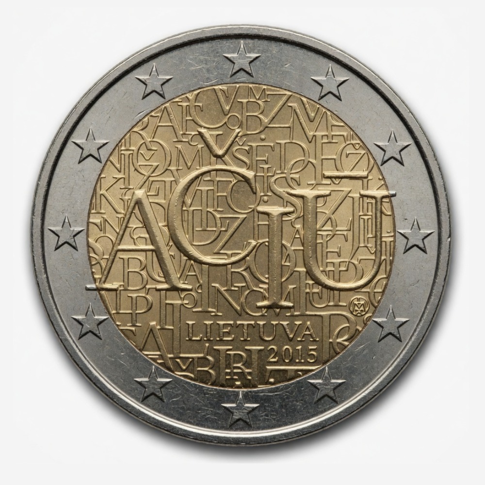 2 euros Langue lituanienne - Lituanie - 2015