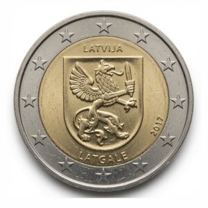 2 euros Latgale - Lettonie - 2017