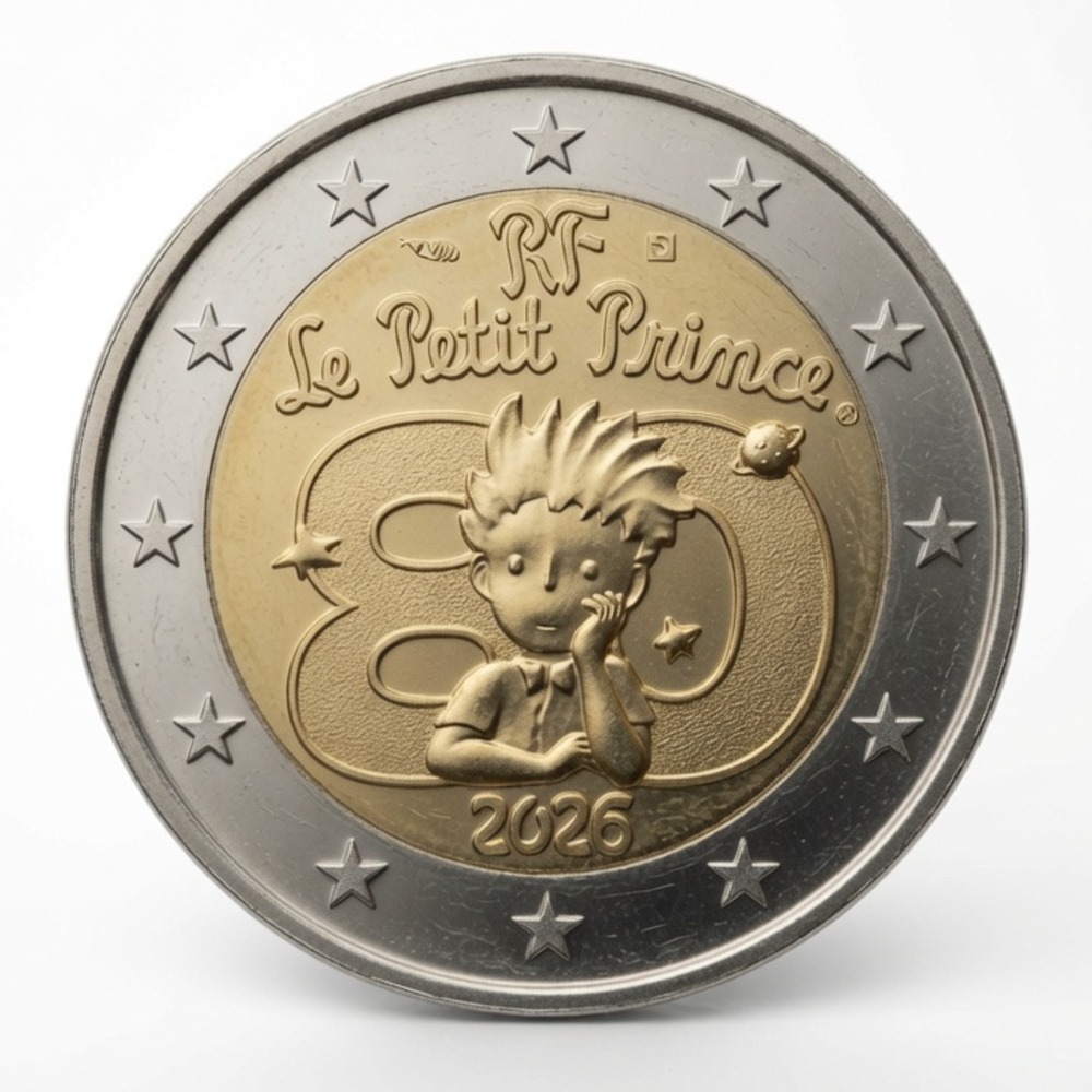 2 euro De Kleine Prins – 80e verjaardag - Frankrijk - 2026