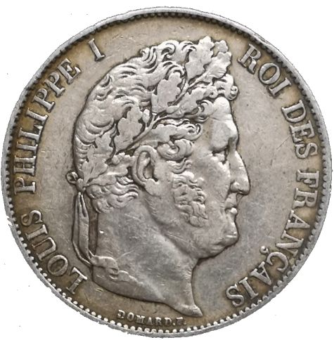 5 Francs Argent Louis-Philippe