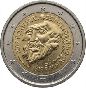 2 euros commémorative Magellan 500 ans du tour du monde – Portugal – 2019