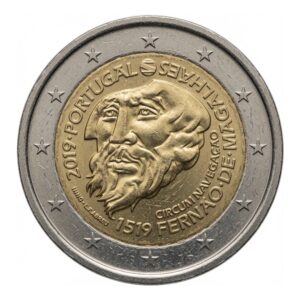 2 euros commémorative Magellan 500 ans du tour du monde - Portugal - 2019