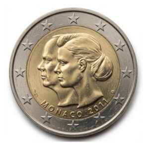2 euros Mariage du Prince Albert II et de Charlène - Monaco - 2011