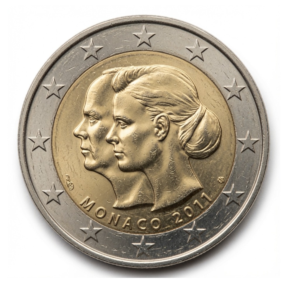 2 euros Mariage du Prince Albert II et de Charlène - Monaco - 2011