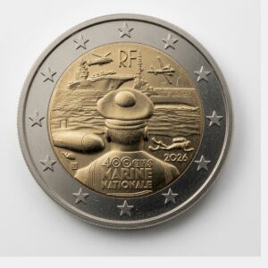 2 euros Marine nationale française - France - 2026