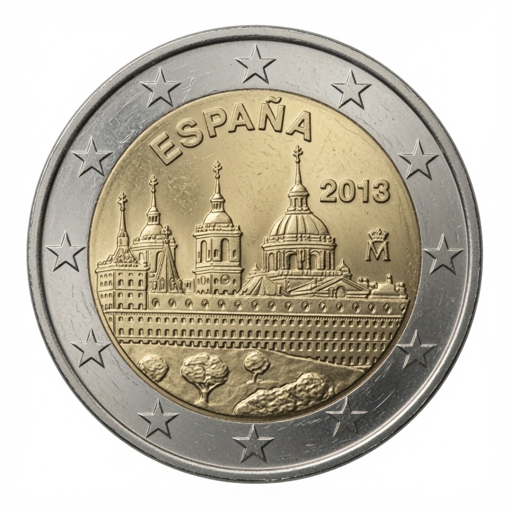 2 euros Monastère de l'Escurial (UNESCO) - Espagne - 2013