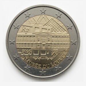 2 euros Musée du Louvre - France - 2025