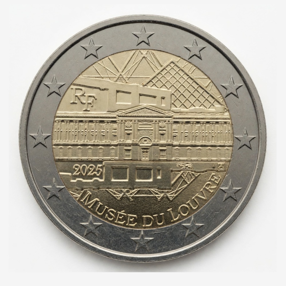 2 euros Musée du Louvre - France - 2025