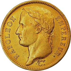 40 Francs Napoléon I en or - Double Louis d'or