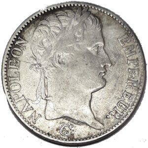 5 Francs argent Napoléon I à tête Laurée
