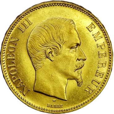 20 Francs or Napoléon III - Tête non laurée