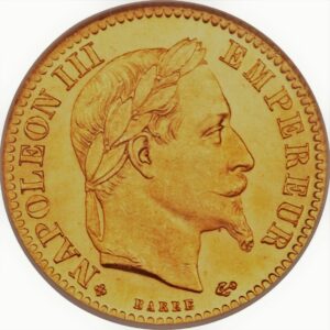 10 Francs Napoléon III en or - Demi Louis d'or