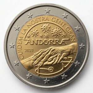 2 euros Prenons soin de nos aînés – Andorre 2021