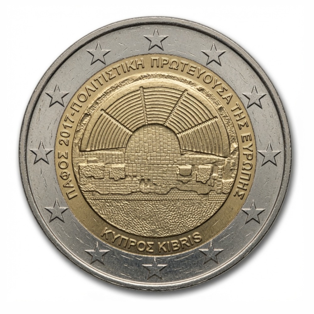 2 euros Paphos, capitale européenne de la culture – Chypre – 2017