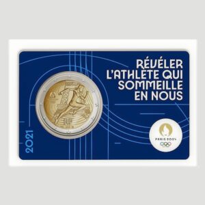 2 euros Jeux Olympiques de Paris 2024 - France - 2021