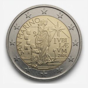 2 euros Jubilé 2025 – Pèlerins d&rsquo;espérance - Saint-Marin - 2025