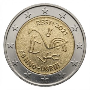 2 euros Peuples finno-ougriens – Estonie – 2021