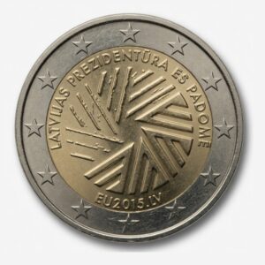 2 euros Présidence lettone du Conseil de l'Union européenne - Lettonie - 2015
