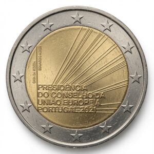 2 euros Portugal Présidence du conseil de l&rsquo;Union Européenne – Portugal – 2021