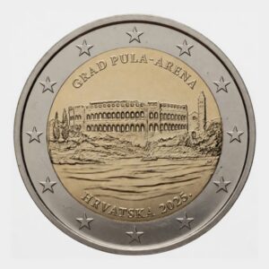 2 euros Ville de Pula – Arène romaine - Croatie - 2025