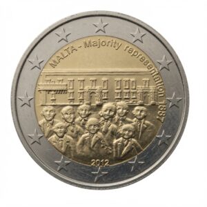 2 euros Représentation majoritaire de 1887 – Malte – 2012