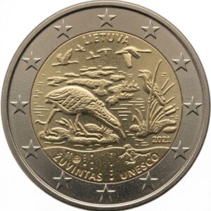 2 euros Zuvintas biosphère réserve – Lituanie – 2021