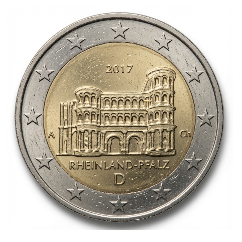 2 euros Rhénanie-Palatinat - Allemagne - 2017