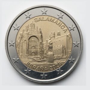 2 euros Vieille ville de Salamanque – Espagne – 2025